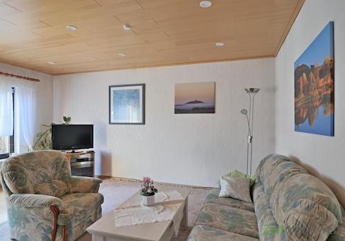 Blick in das Wohnzimmer