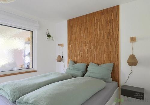 Blick ins Schlafzimmer