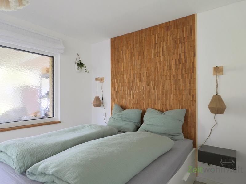 Blick ins Schlafzimmer