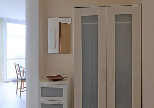 Garderobe im Eingang