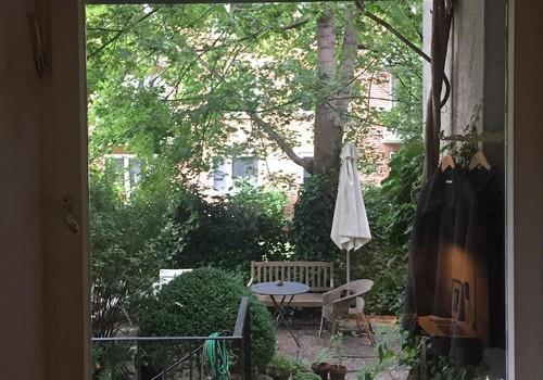 Blick aus dem Küchenfenster