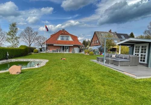 Blick vom Grundstücks Ende