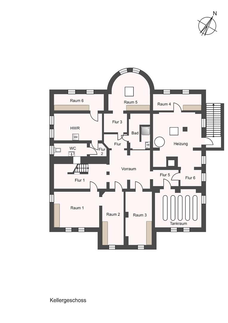Grundriss Keller