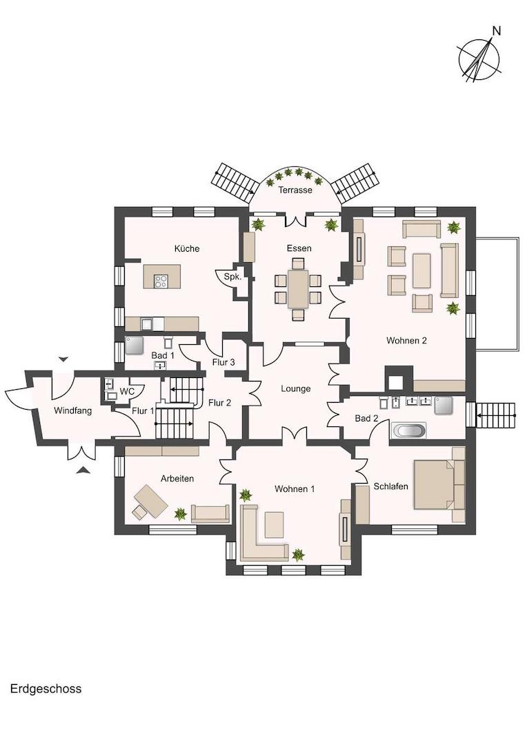 Grundriss Erdgeschoss