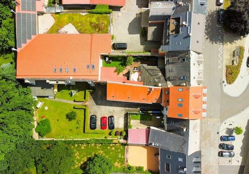 Das Grundstück von oben