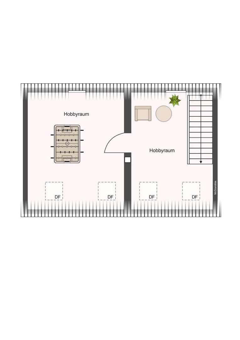 Grundriss Spitzboden