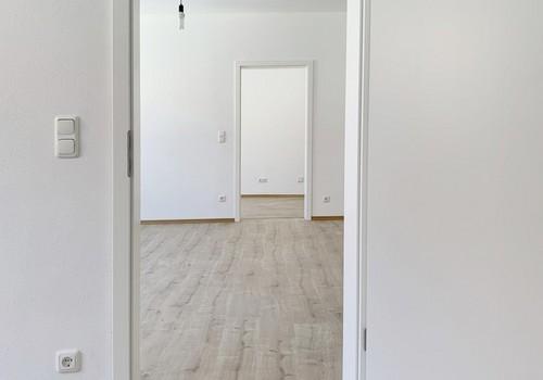 Blick Schlafen, Wohnen/Küche