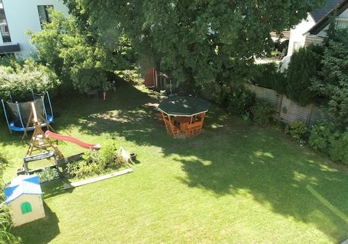 Gartenansicht von Dachterrasse