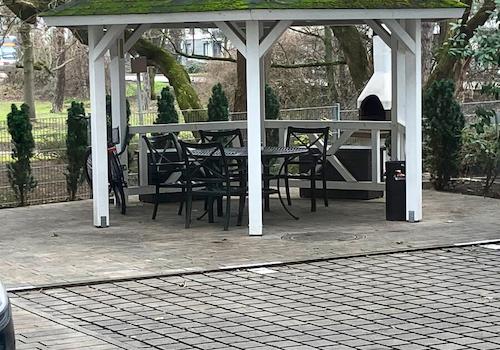 Pavillon Außenbereich