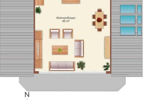 Grundriss 2. OG/Dachgeschoss