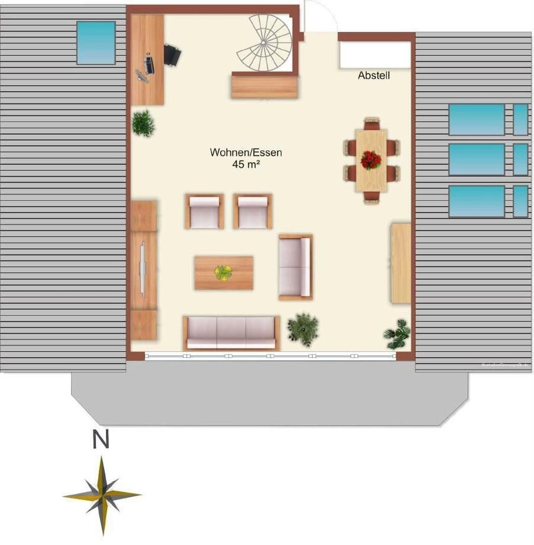 Grundriss 2. OG/Dachgeschoss