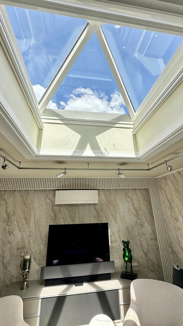 Oberlicht im Wohnzimmer