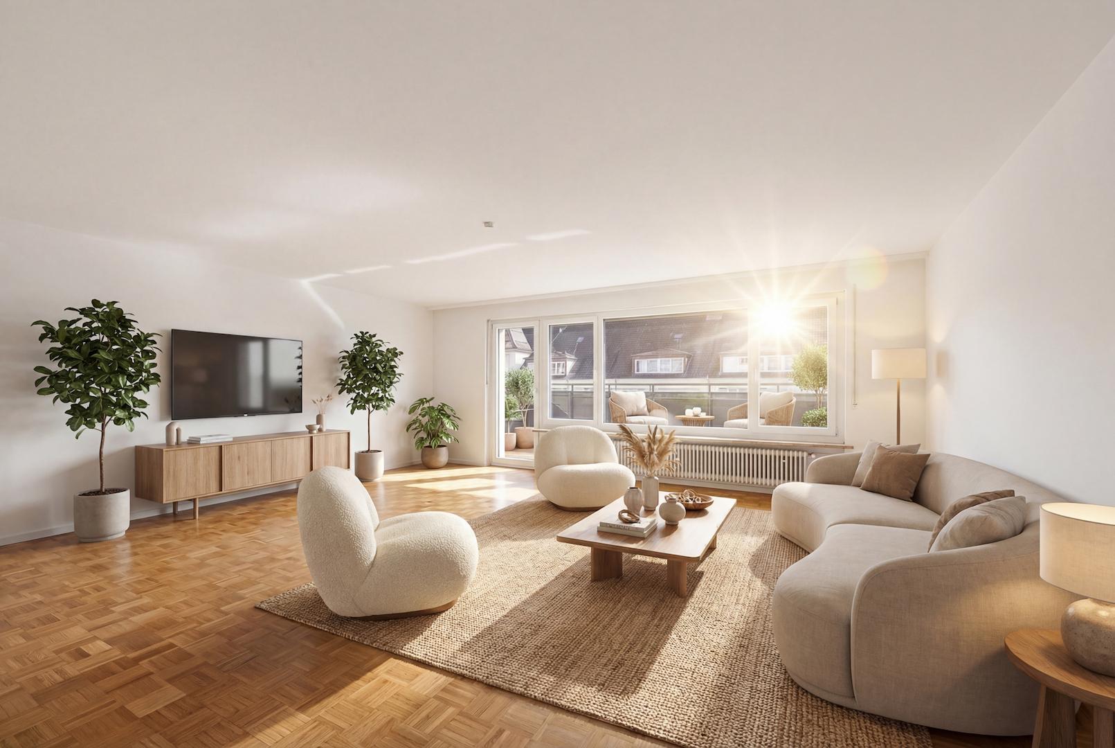 Wohnzimmer Visualisierung