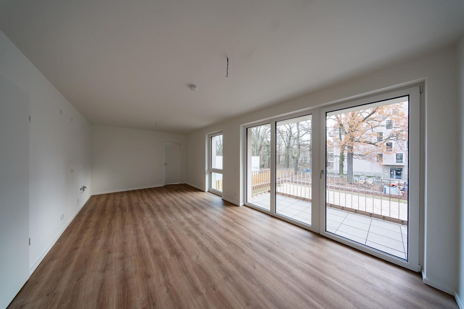 Beispielbild offener Wohn- und Küchenbereich