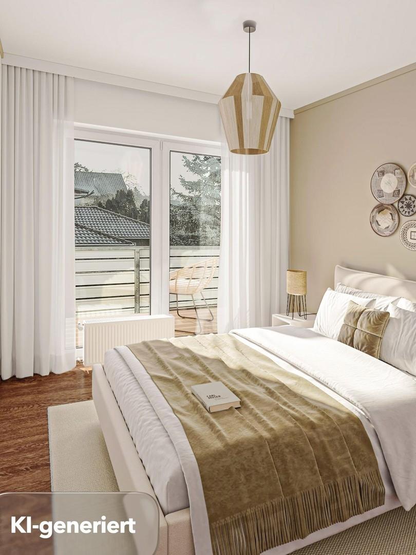 Schlafzimmer KI-generiert