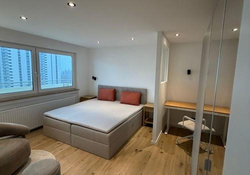 Schlafzimmer und Home-Office