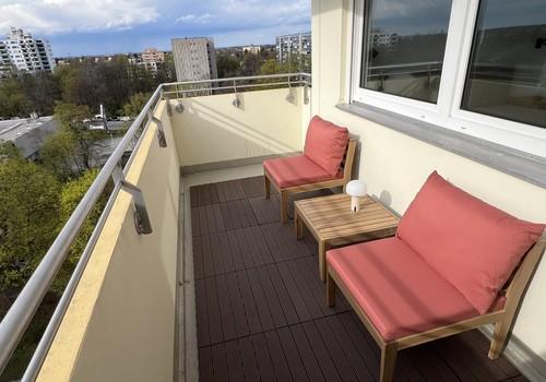 Großer Balkon mit Weitblick