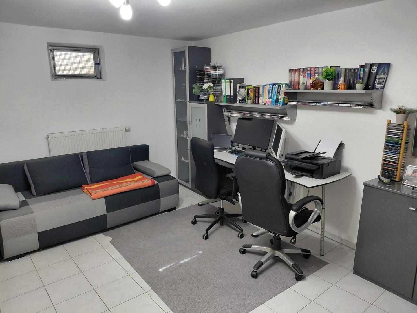 Erster Kellerraum beheizt