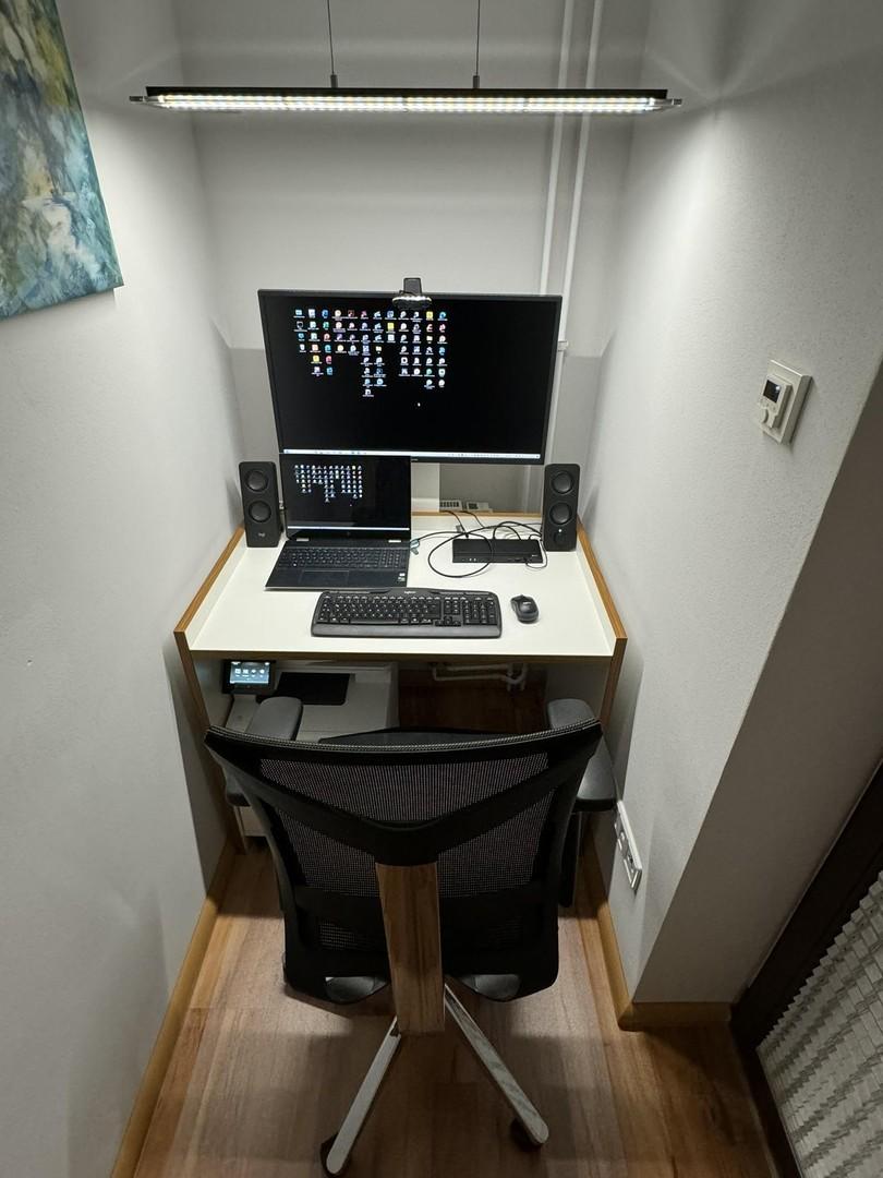 Schlafzimmernische mit Büro