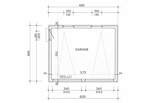 Garage Grundriss