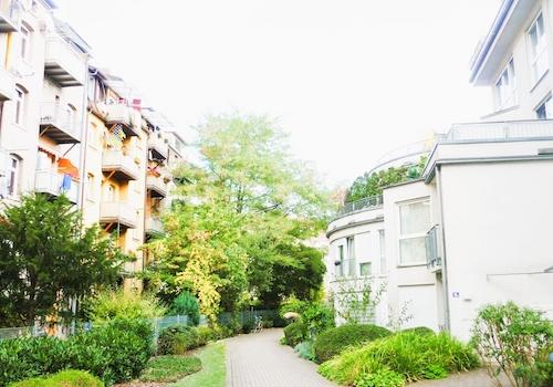 begrünter Innenhofbereich I