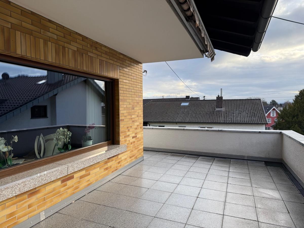 Ansicht große Dachterrasse