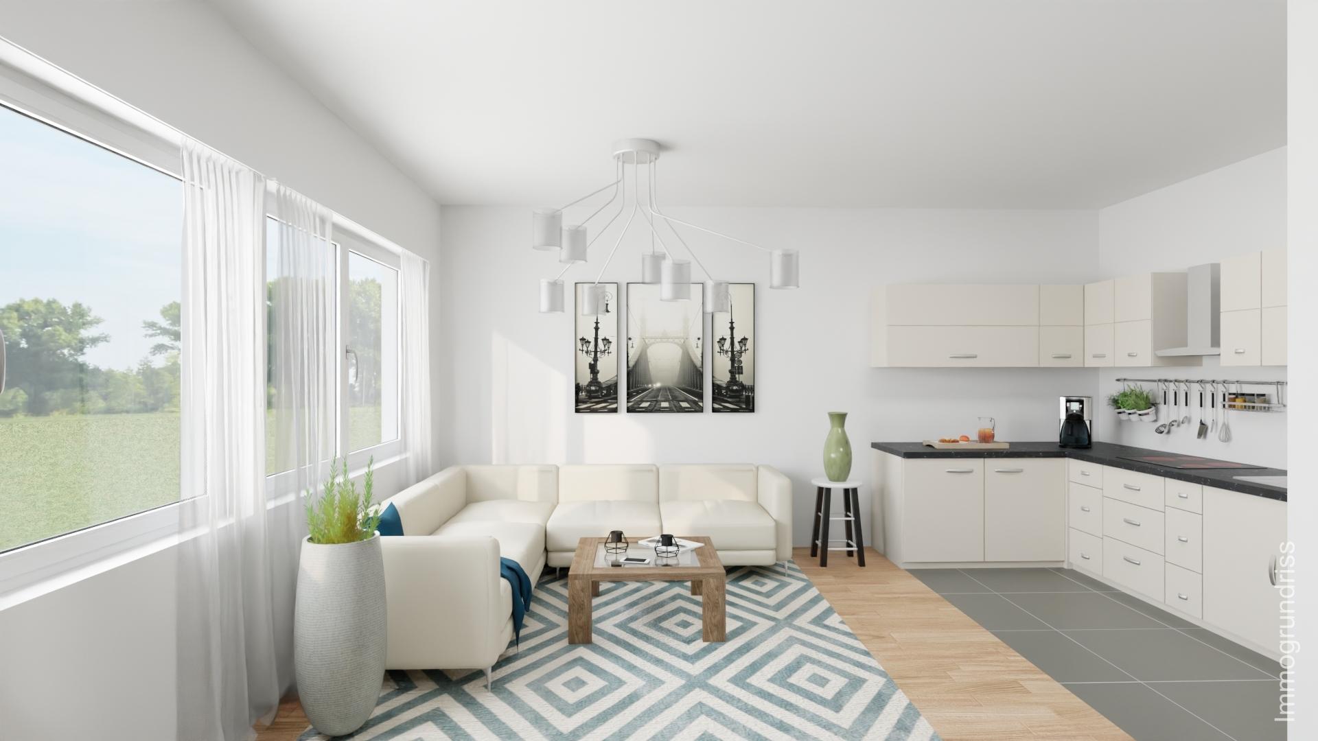 Küche & Wohnen -  Illustration