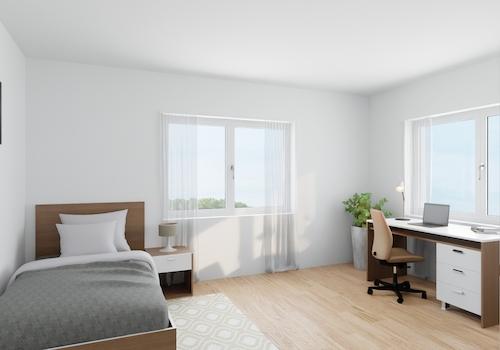 Schlafzimmer-Visualisierung