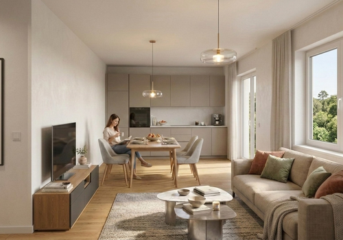 Offener Wohn-/Essbereich