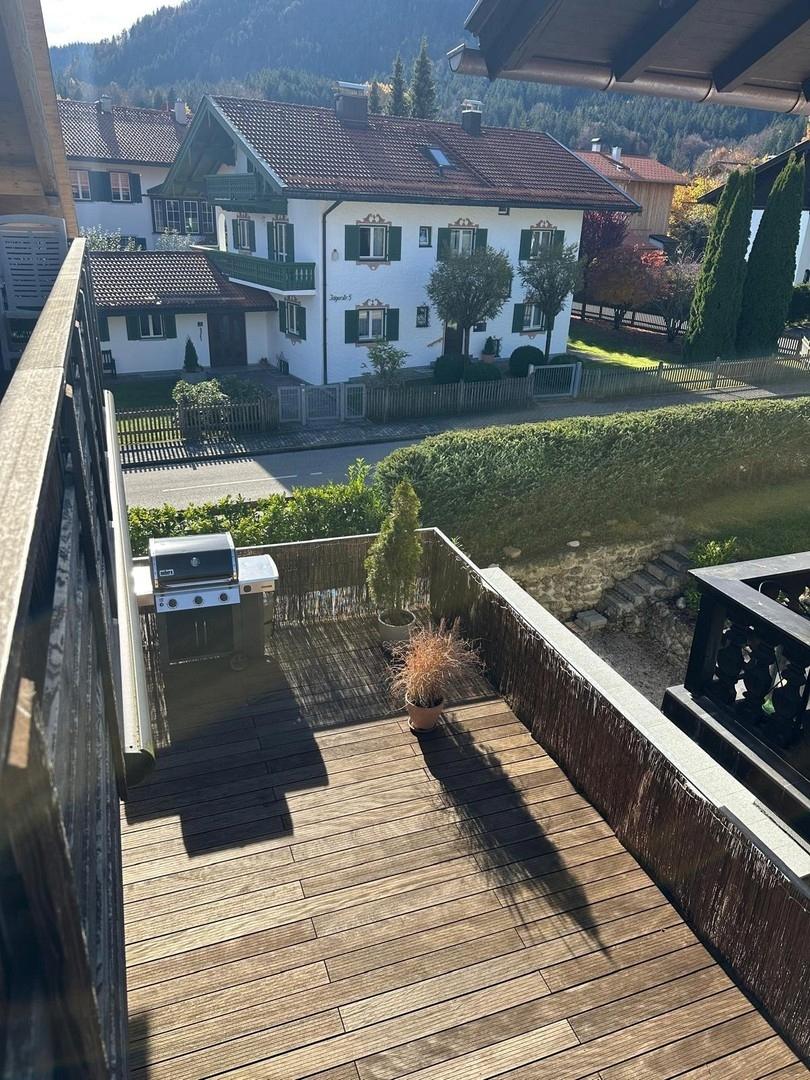 Terrasse von oben