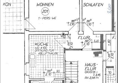Grundriss Wohnung