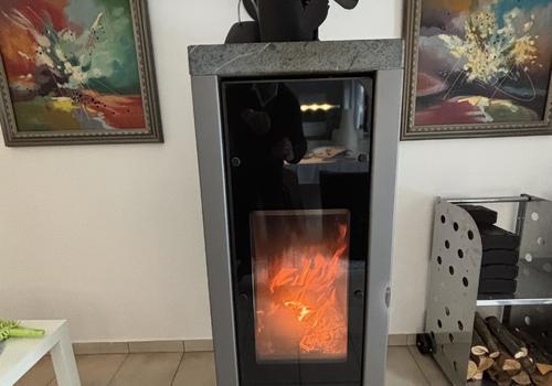 Kaminofen-Wohn-/Essbereich