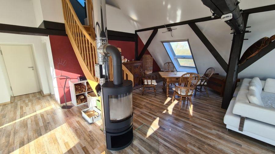 Holzofen OG Einliegerwohnung