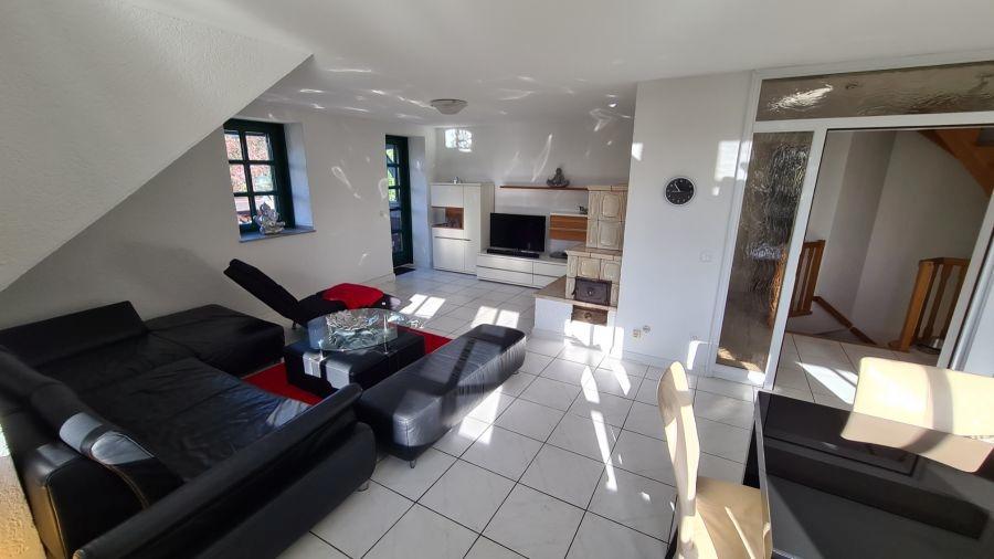 Wohnzimmer Ferienwohnung OG