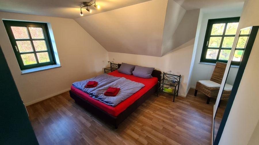 Schlafzimmer Ferienwohnung OG