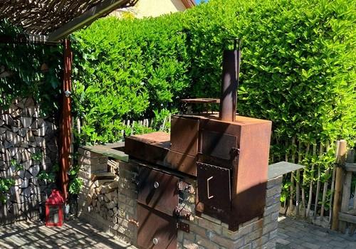 Grill Pizza Smoker Terrasse 4