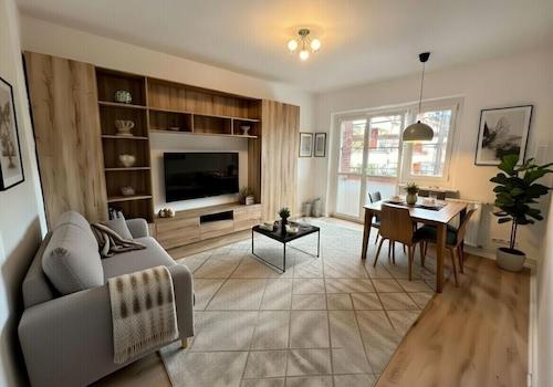 KI erstellte Möblierung Wohnzimmer