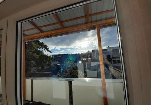 Blick aus dem Schlafzimmer