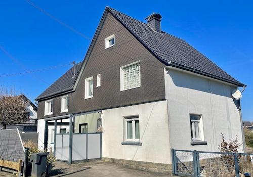 neu überdachter Hauseingang