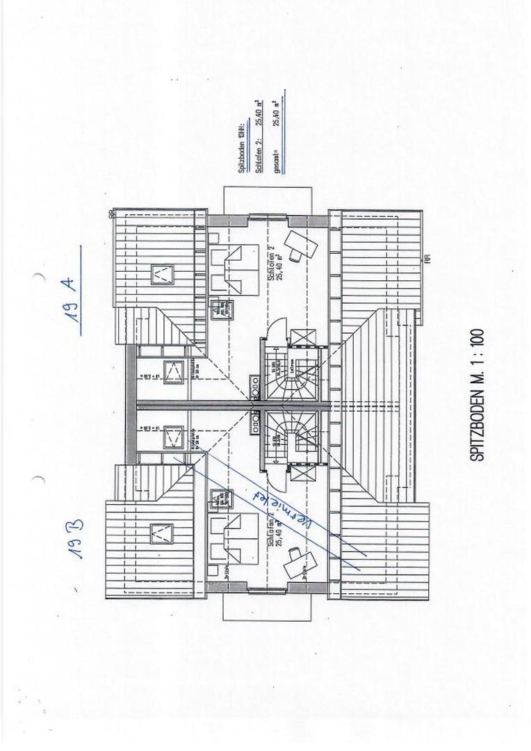 Grundriss Spitzboden