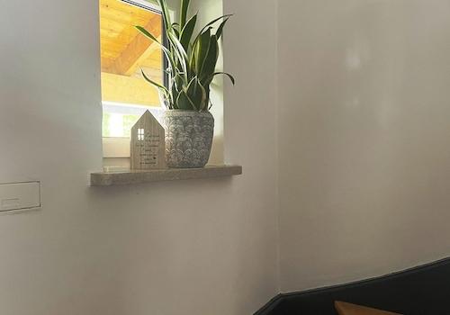 Sanierte Echtholztreppe