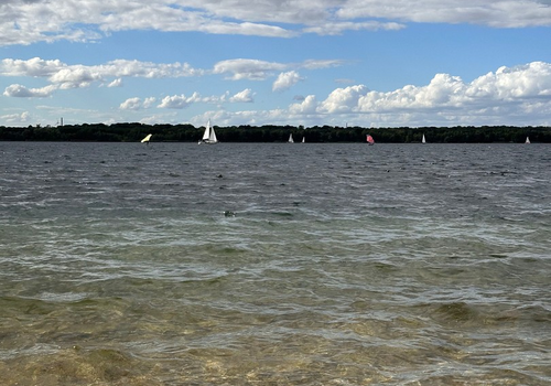 Ein See im Leipziger Umland