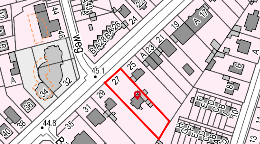 Haus Mariendorf Flurstück