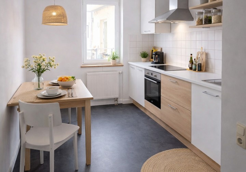 Küche möbliert