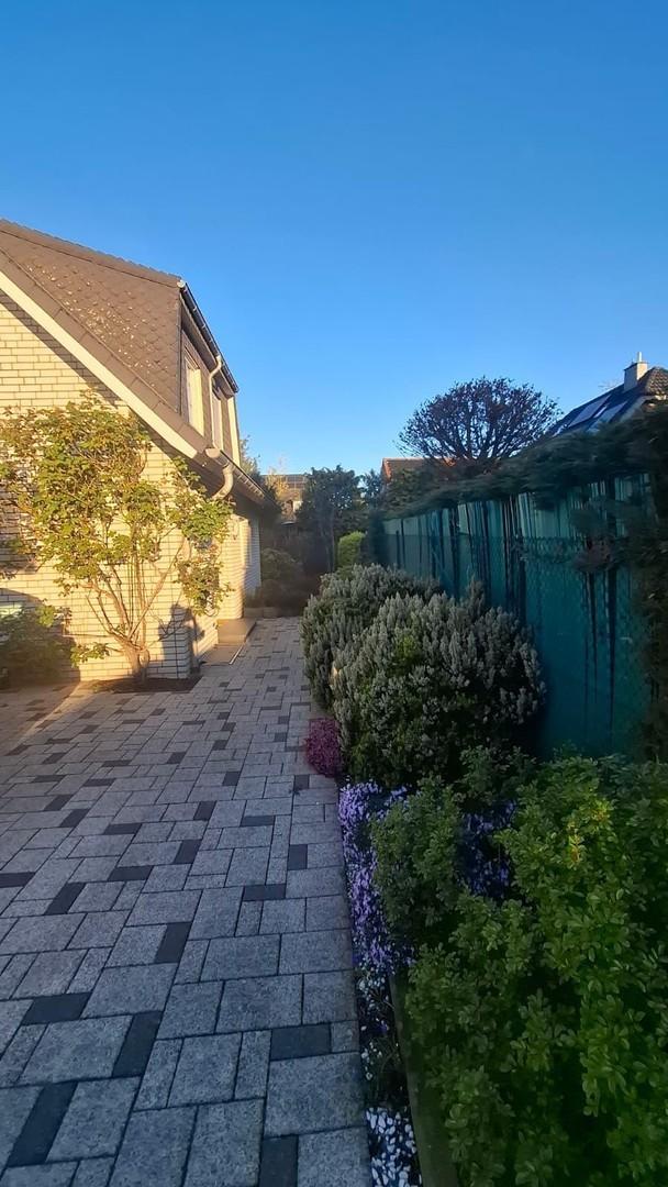 Gartenansichten am Morgen