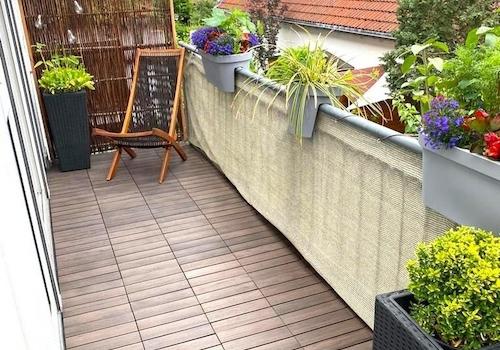 prächtiger, gepflegter Balkon 