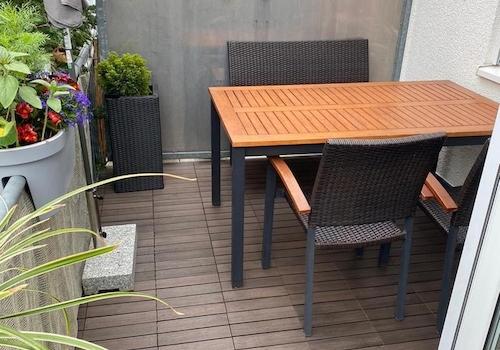 Beispiel Nische auf dem Balkon