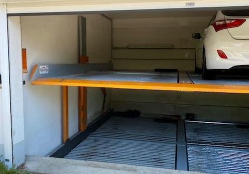 Hebebühne Duplex Garage unten