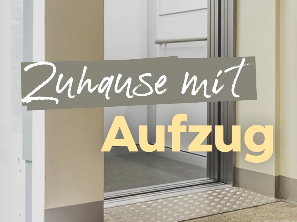 Einziehen in eine Wohnung mit Aufzug