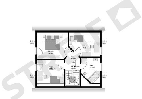 Grundriss Dachgeschoss